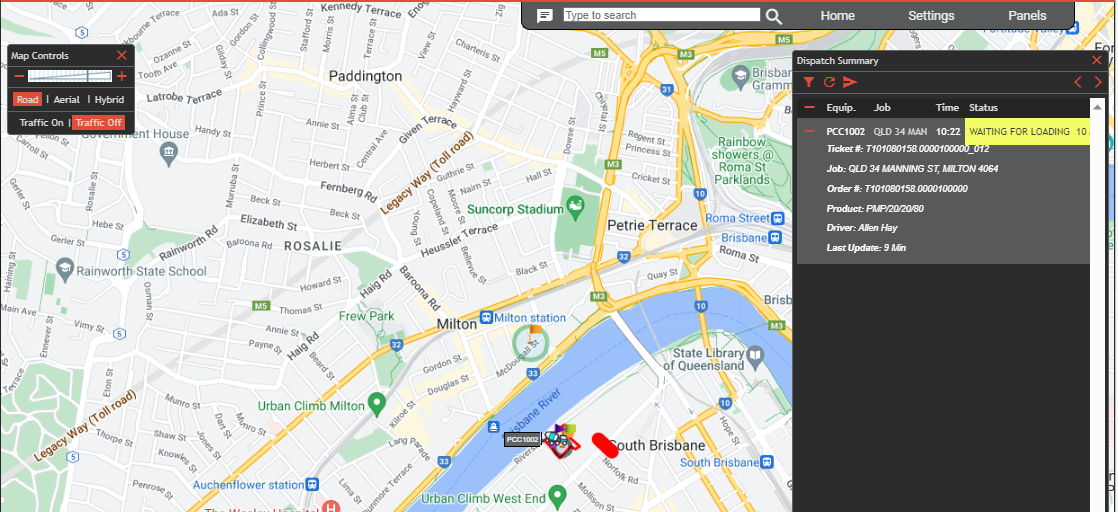 TrackIt Dispatch Map