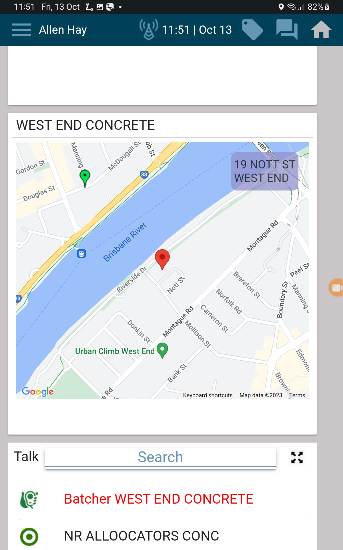 Return Navigation Card